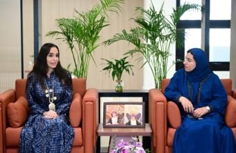 Leyla Əliyeva Maskatda Omanın Kiçik və Orta Müəssisələrin İnkişafı Qurumunun sədri ilə görüşüb