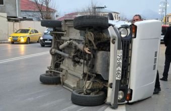 Naxçıvanda yol-nəqliyyat hadisəsi baş verib -