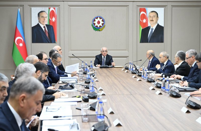 Nazirlər Kabinetində Xəzərin və Bakı buxtasının ekoloji vəziyyətinə dair iclas keçirilib