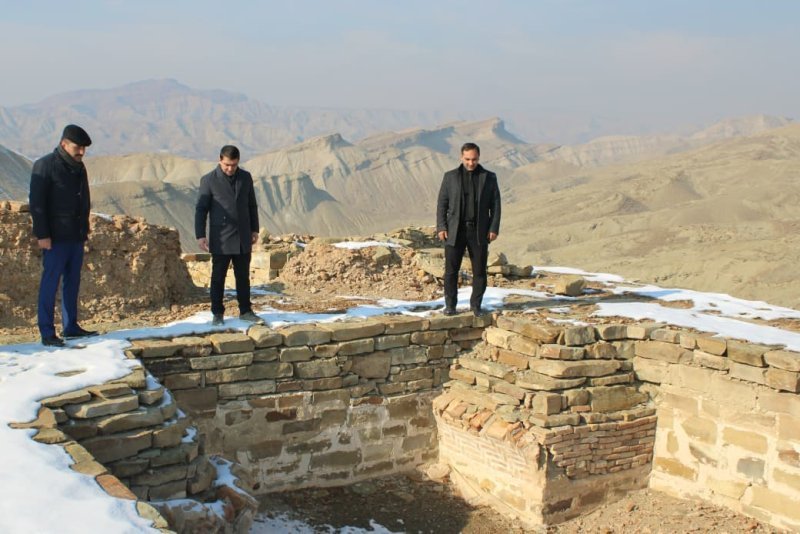 Ordubad rayonunda Xaraba Gilan şəhər yerinə baxış keçirilib -