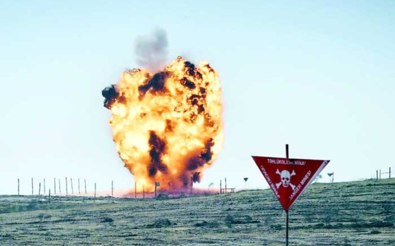 Ötən həftə nə qədər ərazi minalardan təmizlənib?