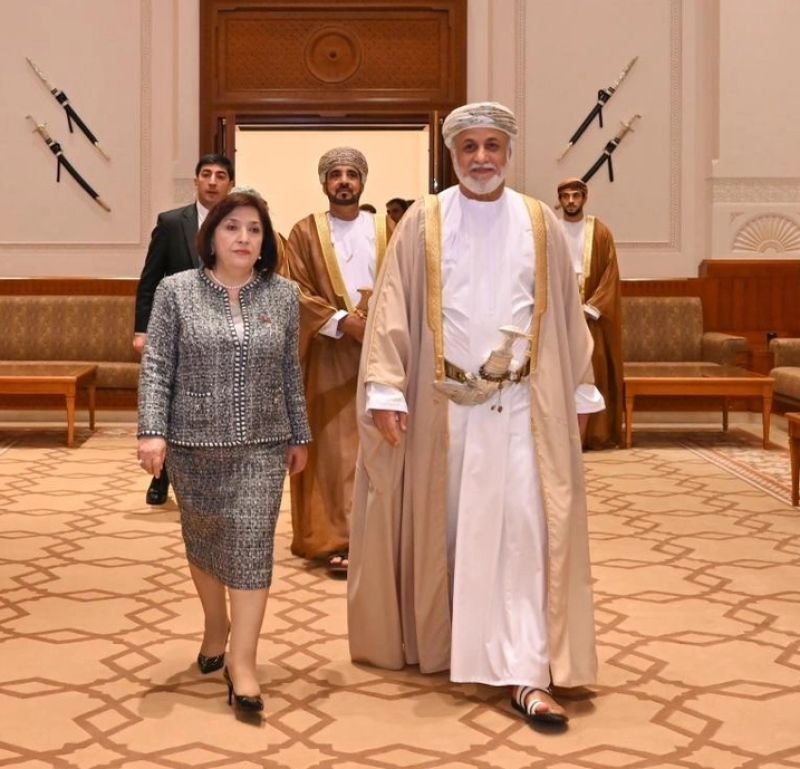 Sahibə Qafarova Oman Sultanlığı Dövlət Şurasının sədri ilə görüşüb