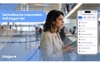 Vətəndaşlar sərhədkeçmə məlumatlarına artıq "mygov" platformasında baxa biləcəklər