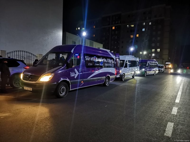 Xankəndi şəhərinə ilk köç karvanı yola salınıb