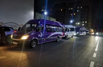 Xankəndi şəhərinə ilk köç karvanı yola salınıb