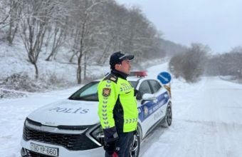 Yol polisi hava ilə bağlı sürücülərə müraciət etdi