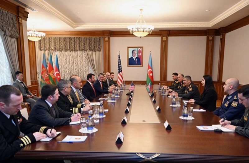 Zakir Həsənov ABŞ nümayəndə heyətinin üzvləri ilə görüşüb