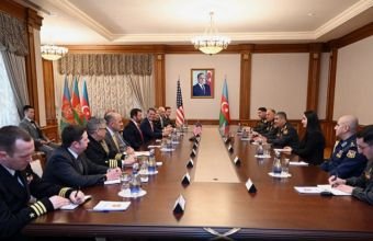 Zakir Həsənov ABŞ nümayəndə heyətinin üzvləri ilə görüşüb