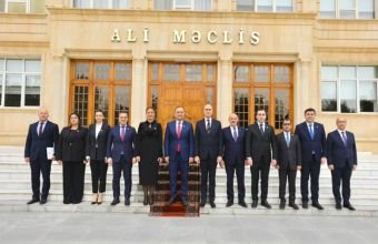 Ali Məclisdə Milli Məclisin nümayəndə heyəti ilə görüş olub -