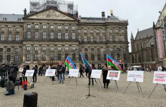 Amsterdamın mərkəzində “Xocalıya ədalət!” aksiyası keçirilib -