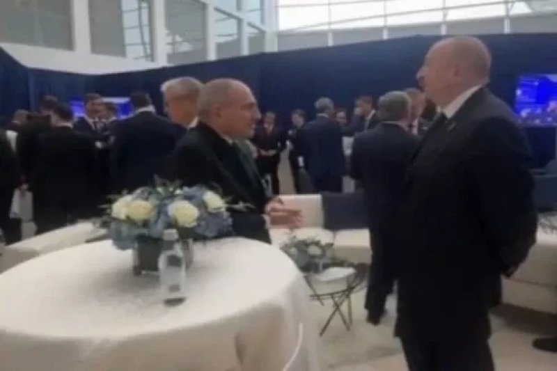 Azərbaycan Prezidenti Vaşinqtonda Nikol Paşinyanla ayaqüstü söhbət edib
