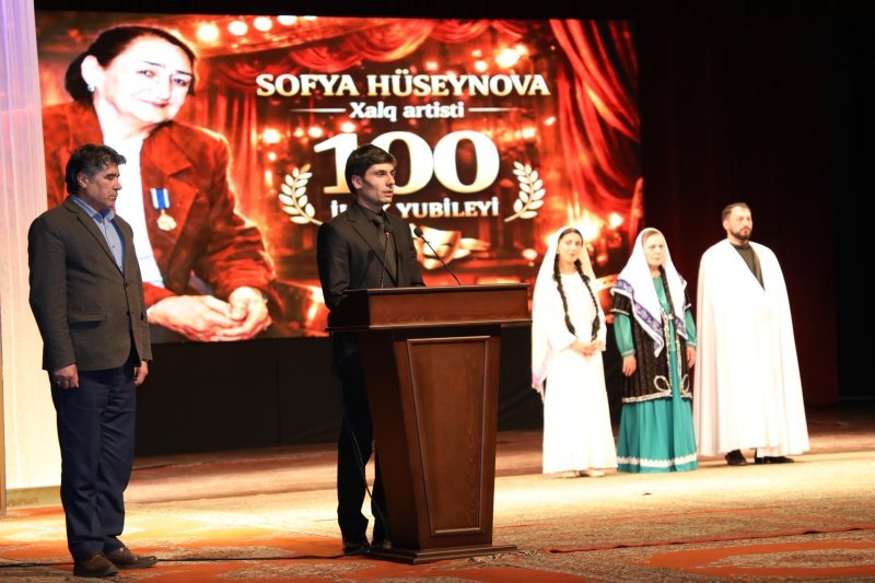 Azərbaycan Respublikasının Xalq artisti Sofya Hüseynovanın  100 illik yubiley tədbir keçirilib -