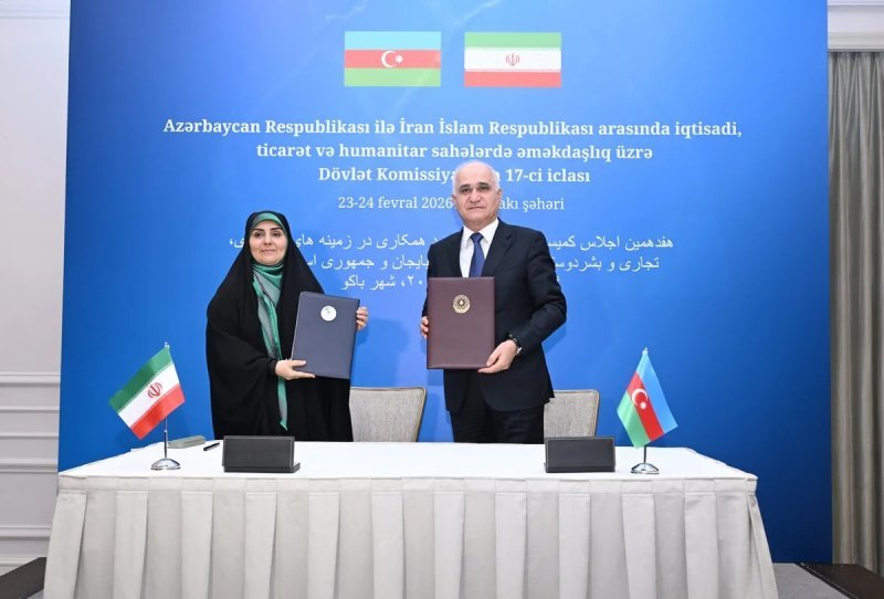 Azərbaycan və İran arasında əməkdaşlıq memorandumu imzalandı