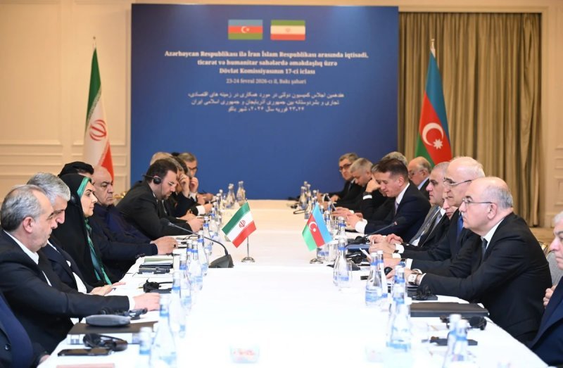 Bakıda Azərbaycan-İran Dövlət Komissiyasının 17-ci iclası keçirilib