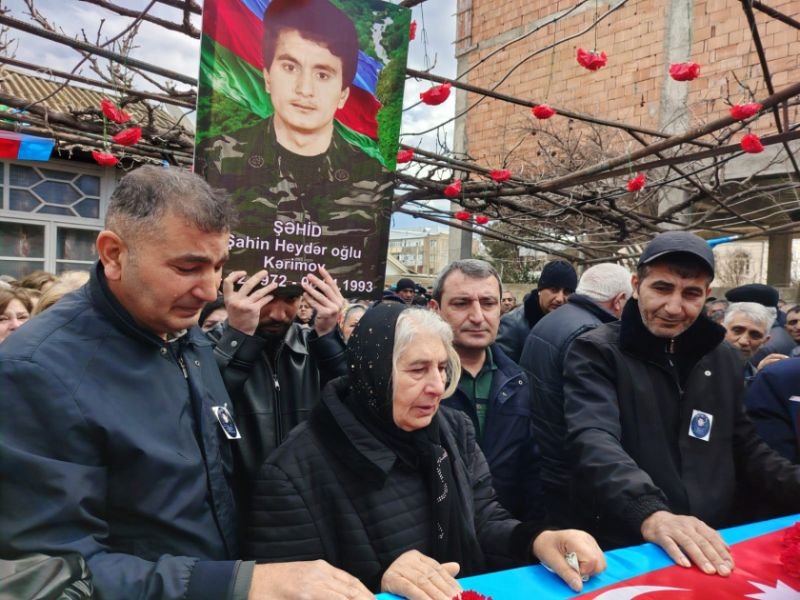 Birinci Qarabağ müharibəsinin şəhidi Mingəçevirdə torpağa tapşırılıb -