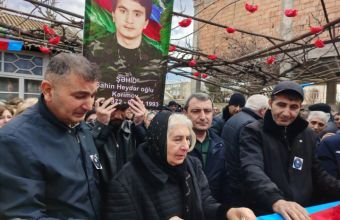 Birinci Qarabağ müharibəsinin şəhidi Mingəçevirdə torpağa tapşırılıb -