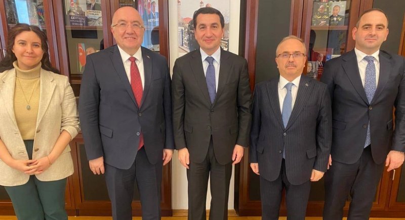 Hikmət Hacıyev Türkiyə XİN rəsmisi ilə görüşüb