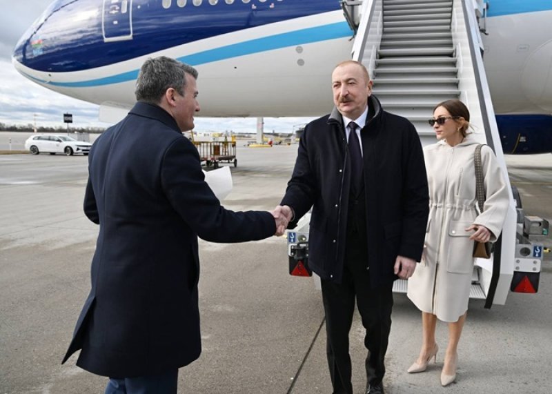 İlham Əliyev Almaniyada səfərdədir