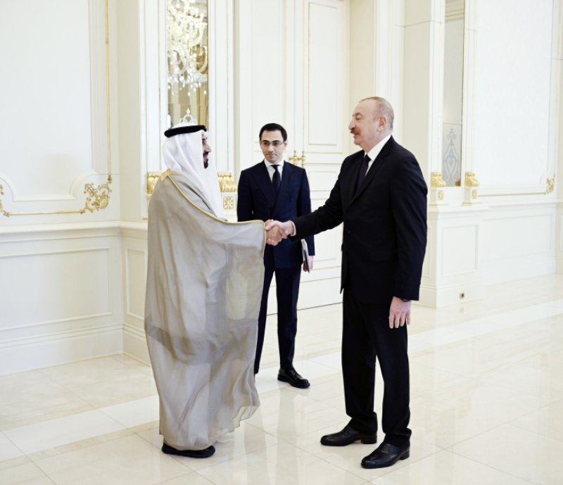 İlham Əliyev Ərəb Parlamentinin prezidentinin başçılıq etdiyi nümayəndə heyətini qəbul edib -