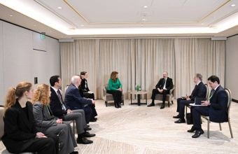 İlham Əliyev Münxendə Bolqarıstan Prezidenti ilə görüşüb