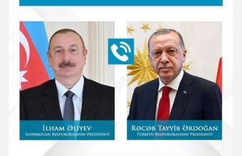 İlham Əliyev Rəcəb Tayyib Ərdoğana zəng edib