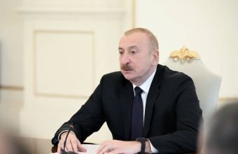 İlham Əliyev: Ümid edirəm ki, Bizi Xəzər dənizinin Şərq sahilləri ilə birləşdirəcək fiber-optik kabelin çəkilişi bu il başa çatacaq