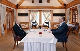 İlham Əliyev və Aleksandar Vuçiç qeyri-rəsmi səhər yeməyində iştirak ediblər