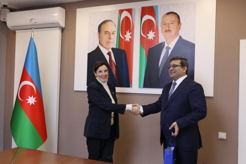 İqtisadiyyat Nazirliyində Avropa İttifaqının ölkəmizdəki Nümayəndəliyinin rəhbəri ilə görüş keçirilib -