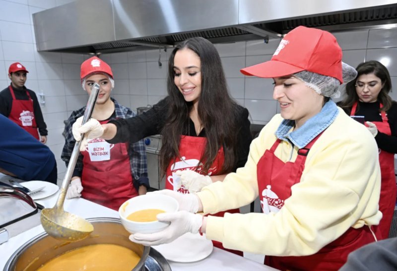 Leyla Əliyeva Qubada iftar məclisində iştirak edib -