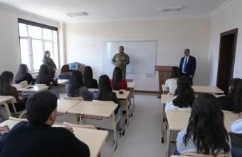 Naxçıvan Dövlət Universitetində yaz semestrinin ilk dərslərini şəhid ailələri və qazilər keçib -