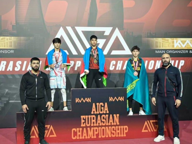 Naxçıvanlı idmançılar Avrasiya çempionu olub