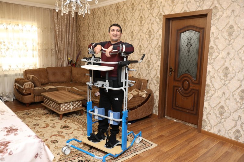 Reabilitasiya vasitələri 130-dan çox vətəndaşa ünvanında çatdırılıb