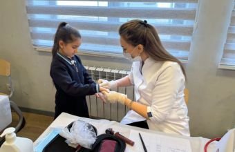 Səhiyyə Nazirliyi Ağdərədə uşaqlar üçün tibbi aksiya keçirib -