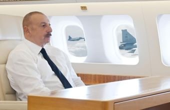 Serbiya qırıcıları Prezident İlham Əliyevin təyyarəsini müşayiət edib