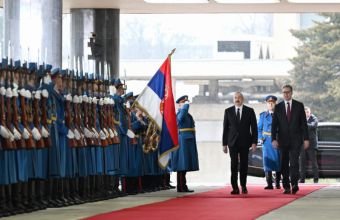 Serbiyada Azərbaycan Prezidentinin rəsmi qarşılanma mərasimi olub -