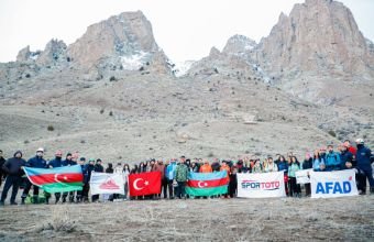 Türkiyəli alpinistlərin iştirakı ilə Haçadağa 10-cu zirvə yürüşü təşkil olunub -