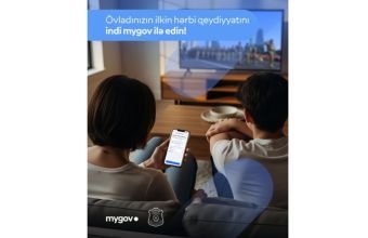 Valideynlər oğlan övladlarını ilkin hərbi qeydiyyatdan keçirmək üçün "mygov"la müraciət edə bilərlər