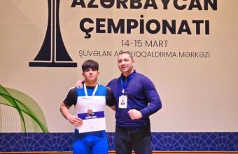 14 yaşlı naxçıvanlı böyüklərin ölkə çempionatında mükafatçı olub