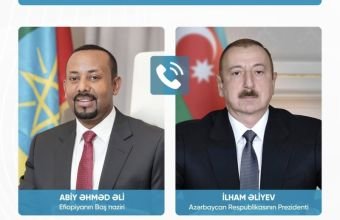 Abiy Əhməd Əli İlham Əliyevə zəng edib