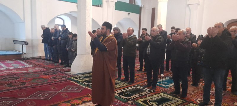 Ağdamda bayram namazı qılınıb
