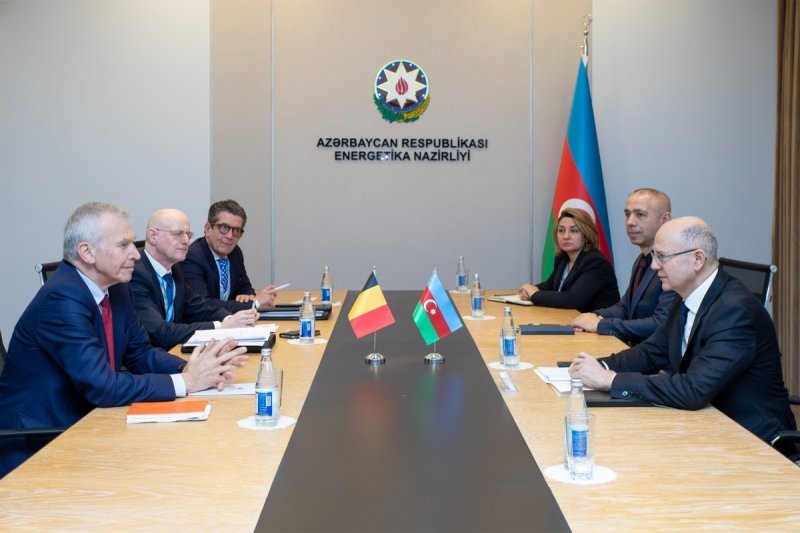 Azərbaycan Belçika ilə "yaşıl enerji"nin ixracı üzrə əməkdaşlığı müzakirə edib