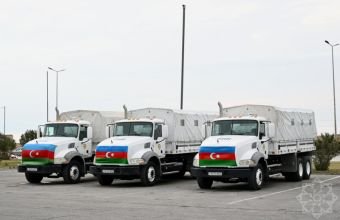 Azərbaycan Prezidentinin tapşırığına əsasən İrana humanitar yardım yola salınıb