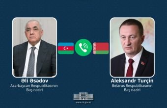 Azərbaycan və Belarus Baş nazirləri arasında telefon danışığı olub