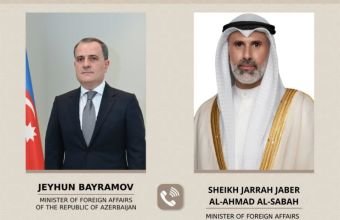 Azərbaycan və Küveyt XİN başçılarının telefon danışığı olub