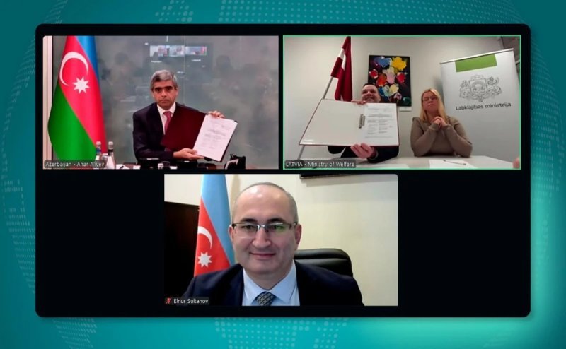 Azərbaycan və Latviya sosial müdafiə sahəsində Tədbirlər Planı imzalayıb