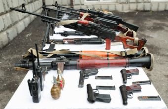 Azərbaycanda qanunsuz silah-sursat aşkar edilib