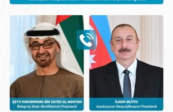 BƏƏ Prezidenti İlham Əliyevə zəng edib