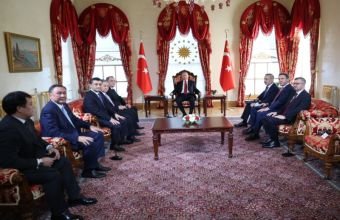 Ceyhun Bayramov Türkiyə Prezidentinin qəbulunda olub