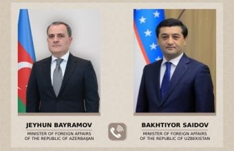 Ceyhun Bayramovla Baxtiyor Saidov arasında telefon danışığı olub