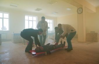 Cəzaçəkmə müəssisəsində fövqəladə hallara hazırlıq məqsədilə təlim keçirilib -